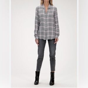 Banana Republic Fall Plaid Top- Like new!
